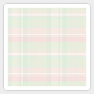 Pastel Aesthetic Iona 1 Hand Drawn Textured Plaid Pattern Sticker